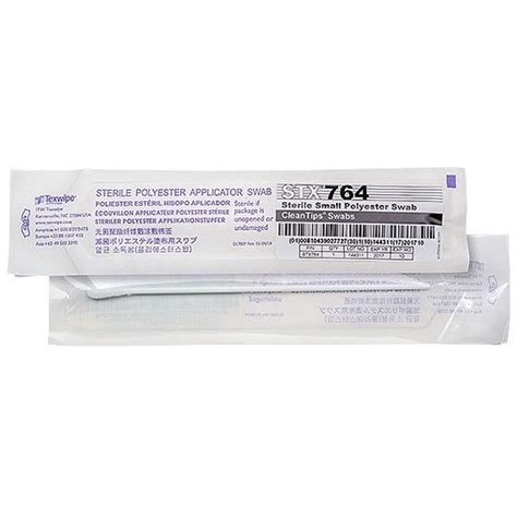 Stx Spun Polyester Cleanroom Swab With Small Head And Polystyrene