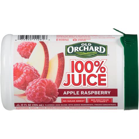 Old Orchard Apple Raspberry 100 Juice Frozen Concentrate 12 Fl Oz