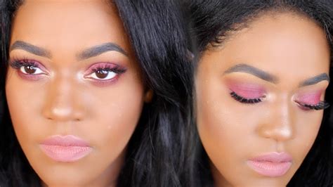 makeup tutorial for brown skin pink brown skin woc youtube