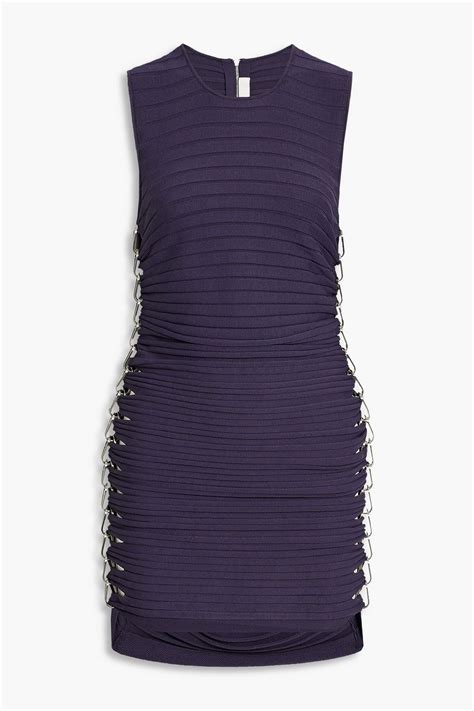 Dion Lee Braided Ribbed Knit Mini Dress The Outnet