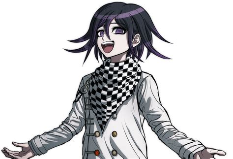 The sprites are themselves early versions of kokichi's existing sprites that appeared in development builds of the game: Пин от пользователя Scarlet Angel на доске Danganronpa ...