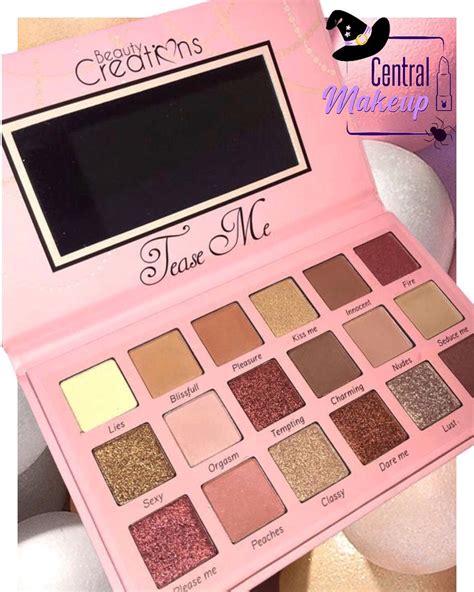 Paleta De Sombras Beauty Creations Tease Me Central Makeup Paleta