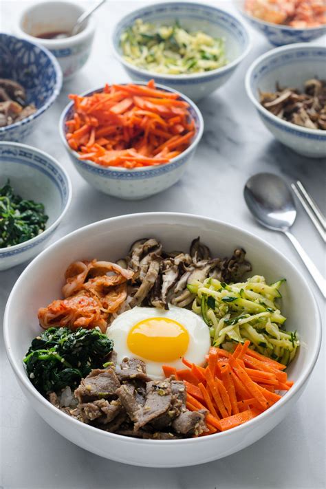 Bibimbap 비빔밥 Gourmet Recipes Real Food Recipes Healthy Recipes