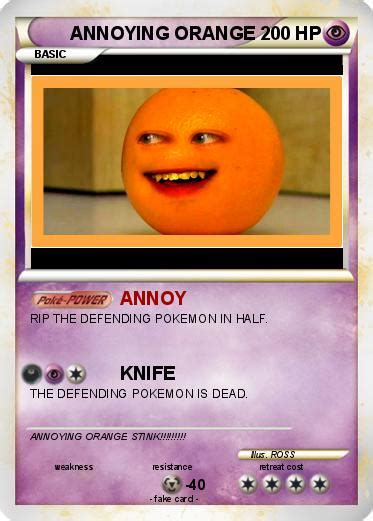 Pokémon Annoying Orange 1849 1849 Annoy My Pokemon Card