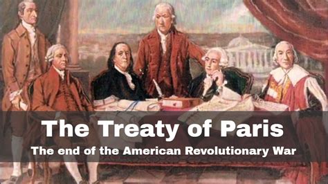 3rd September 1783 Treaty Of Paris Ends The American Revolutionary War
