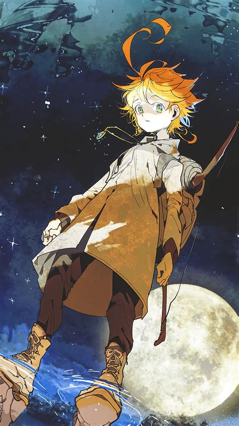 46 Anime Wallpaper The Promised Neverland Emma Lotus Maybelline