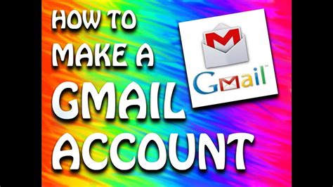 How To Create A Gmail Email Account Youtube
