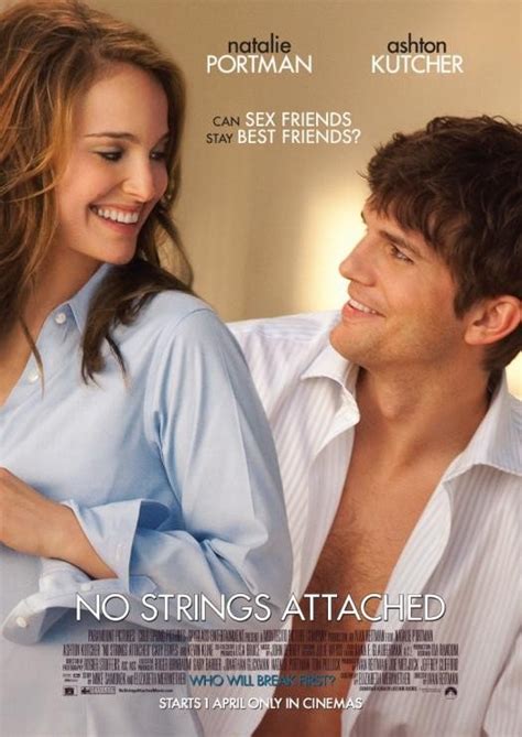 Emma (natalie portman) and adam (ashton kutcher) are talking at the frat party. No Strings Attached Movie Poster (#2 of 2) - IMP Awards