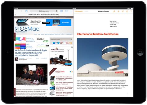 When holding the tablet vertically, you'll only. Apple to introduce iPad app split-screen feature in iOS 8 ...