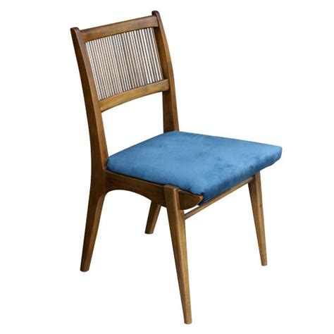 Table & chairs · pecan wood with esperanto pattern · custom fitted pad · (3) 24 leaves · table, 91w x 39d x 30h · chairs, 19.5w x. Van Koert For Drexel Dining Table And 6 Chairs at 1stdibs