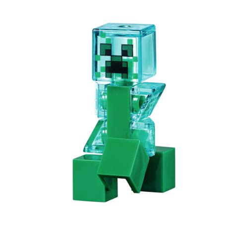 Lego Charged Creeper 21174 21137 Minecraft Minifigure Ebay