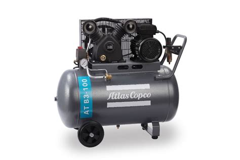 The 3hp Cast Iron Piston Compressor Atb 3 100 Atlas Copco Australia