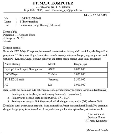 Tugas contoh balasan surat penawaran toko ladzidzan penulis cilik. 17+ Contoh Surat Negosiasi Rumah | Kumpulan Contoh Surat