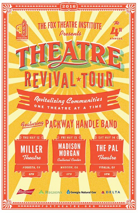 Theaterrevivaltour2016 Poster 11x17 V4 Tour Posters Design Posters