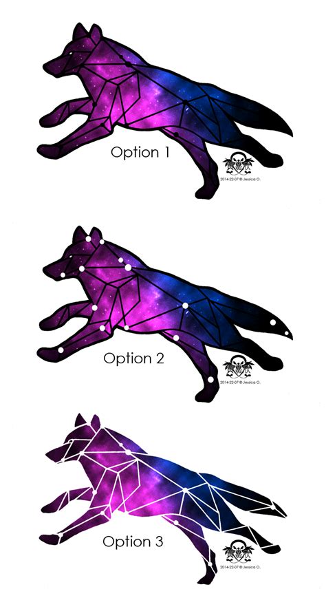 Lupus Purple Wolf Tatoo