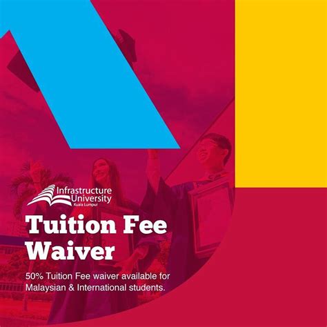These details will help you in selecting your dream college for studying abroad. Tuition Fee Waiver - Infrastructure University Kuala Lumpur