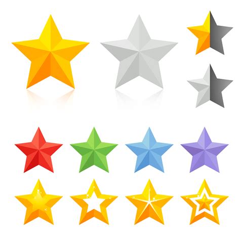 Full Color Star Icons 22541470 Png