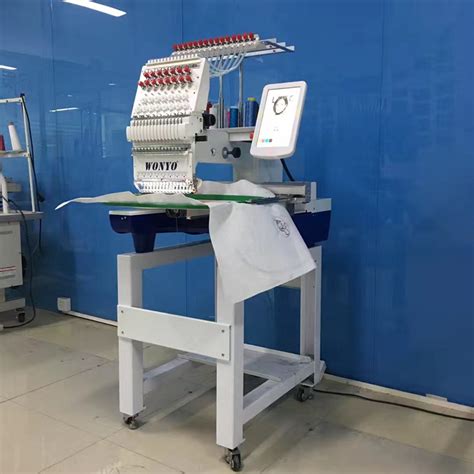 Single Head Computerized Industrial Sewing Embroidery Machine China