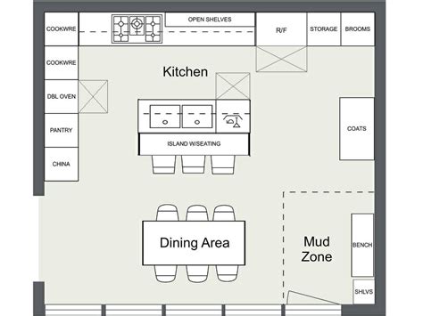 Draw Kitchen Floor Plan Flooring Ideas