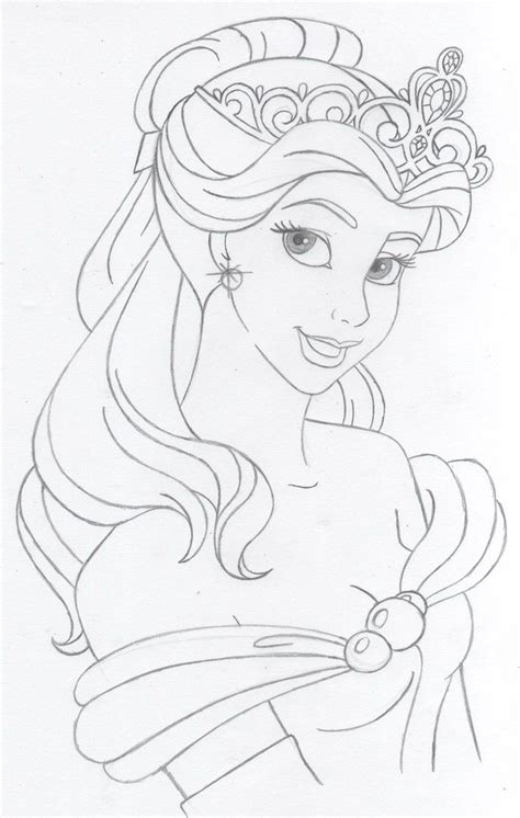 Disneys Belle By Katebushfanatic On Deviantart Disney Drawings