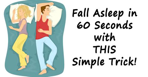 Fall Asleep In 60 Seconds With This Simple Trick David Avocado Wolfe