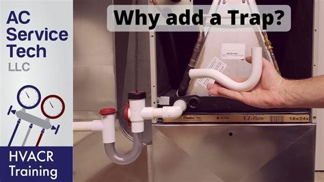 Why A Condensate Trap Is Needed On An Air Conditioner Up Close View