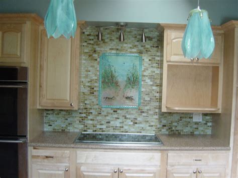 Maybe you would like to learn more about one of these? Beach Theme Kitchen Backsplash | Designer Glass Mosaics