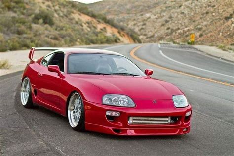 Red Stanced Toyota Supra Mk4 Toyota Supra Mk4 Toyota Supra Toyota