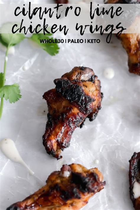 Place the chicken pieces in a resealable bag, add the remaining ingredients, seal the bag and coat the chicken thoroughly. Zesty and flavorful cilantro lime chicken wings marinated ...