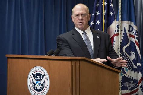 Trump Brings Former Acting Ice Director Homan Back As Border Czar
