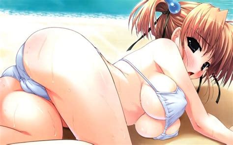 Sexy Anime Bikini Tits Cumception