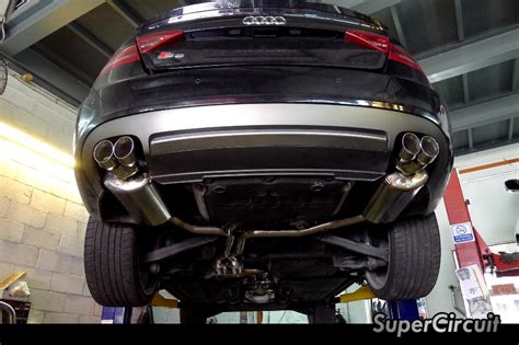 Supercircuit Exhaust Pro Shop Audi S5 Quad Exhaust Custom