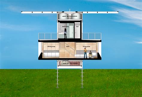 Designet af scott specht studioarkitektur spect harpman architects, zero house er et præfabrikeret hus på 200 kvadratmeter helt autonome og miljøvenlige. ZeroHouse: una casa ecologica | Diario Ecologia