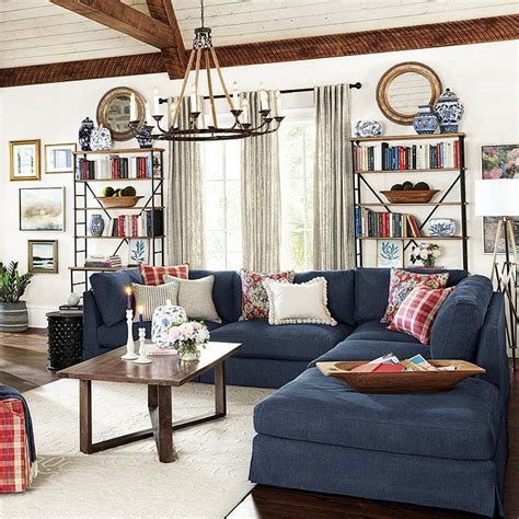 With the natural beauty of walnut wood, expect variations in size and width of. Roswell Left Arm Sectional with Ottoman in Boost Indigo ...