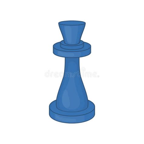 Chess Queen Icon Cartoon Style Stock Vector Illustration Of Plan
