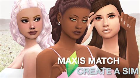The Sims 4 Create A Sim Maxis Match Otosection
