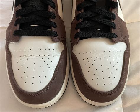 Nike Air Jordan 1 Low Mocha Brown Sneaker Mens Shoes Dc6991 200 Size