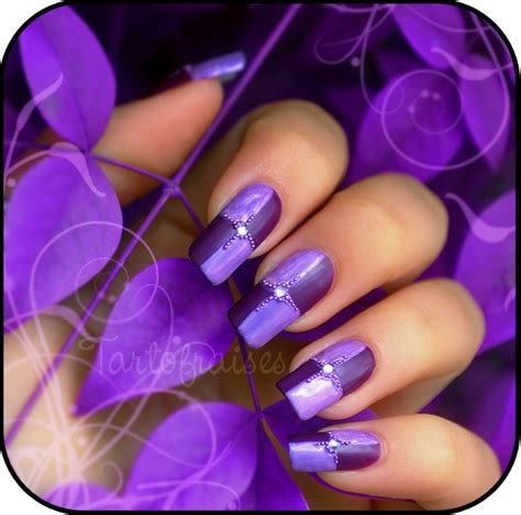 I Love This Just In Reds Would Make It Perfect Purple Nail Designs Purple Nail Art Purple