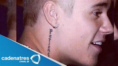 Neck tattoos for women sexiest collections design press. Justin Bieber se tatúa el cuello 'Paciencia' / Justin Bieber is tattooed neck 'Patience' - YouTube