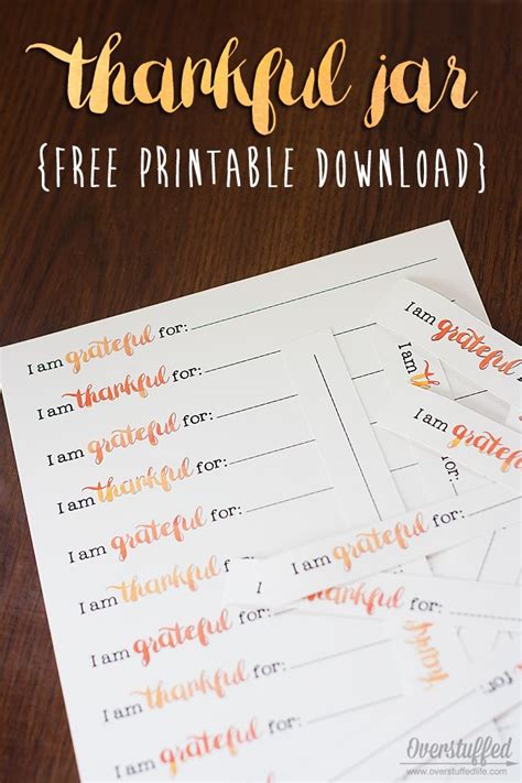 If you suspect that your teen is teen depression tends to come and go in episodes. Make a Thankful Jar for Thanksgiving {free printable} in ...