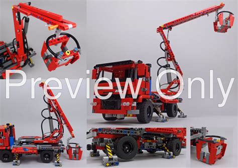 Lego Moc 42144 Cherry Picker By Mlonger Rebrickable Build With Lego