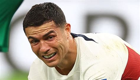 Watch Cristiano Ronaldo Breaks Into Tears After Morocco Thrash