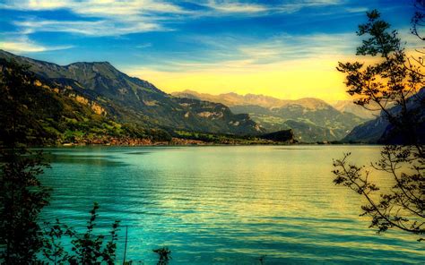 Pictures Of Hdr Beautiful Mountains Landscape Nature