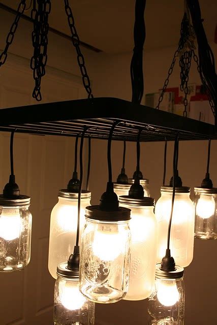 Make Your Own Mason Jar Chandelier Ikea Hackers The Inspired Room