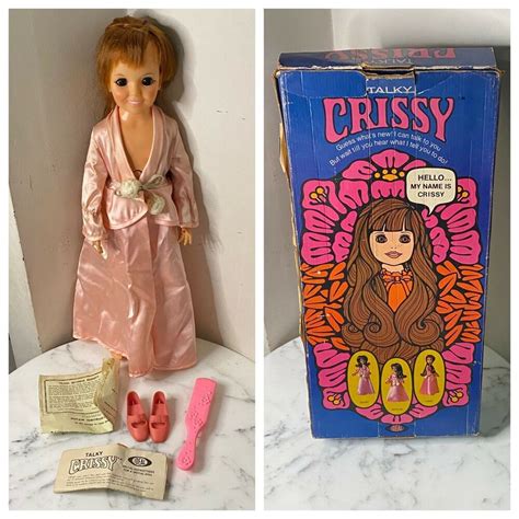 Vintage Ideal 19681970 Original Talking Crissy Doll In Box Works