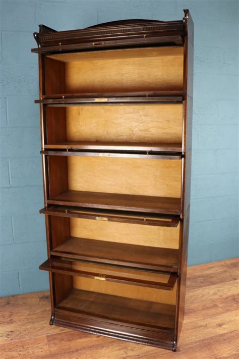 Order your real wood bookcase today! Lebus Stacking Bookcase In Five Sections - Antiques Atlas