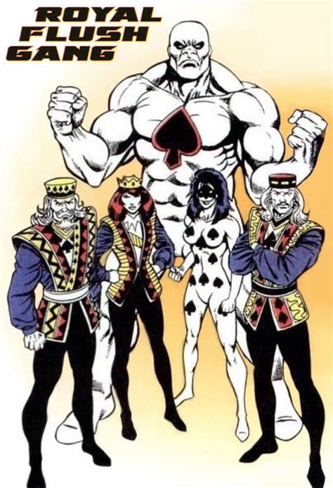 The Royal Flush Gang Dc Comics Super Villain Team Comic Villains