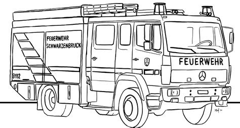 Ausmalbilder zum thema feuerwehr und feuer löschen wenn es brennt braust sie mit. Feuerwehr Schwarzenbruck für Daheim - Ausmalbilder für ...