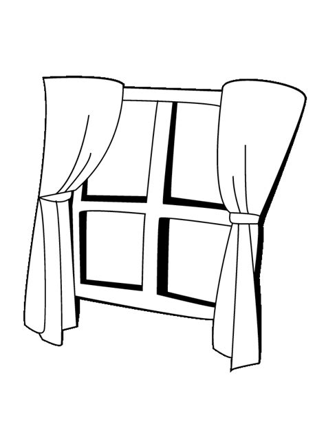 Window Objects Free Printable Coloring Pages