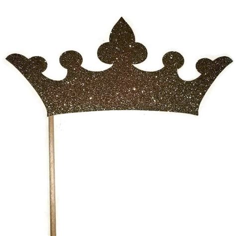 Crown Photo Booth Prop Props With Glitter Photobooth Etsy